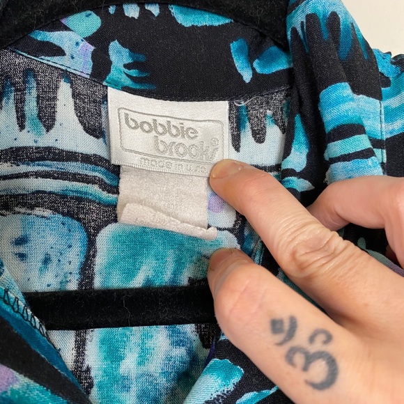 SOLD Funky vintage patterned shirt - Picture 4 of 4